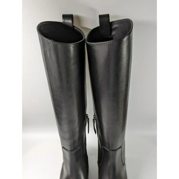Tory Burch Women's The Riding Boot Milano Mezzo Calf Black Size 6 (MSRP $648) - Picture 7 of 12